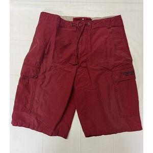 Vintage Tommy Jeans Red Cargo Shorts Men's Size L